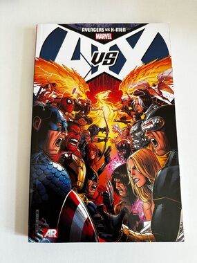 Marvel Avengers vs X-Men Hardcover - Red, Orange, Blue
